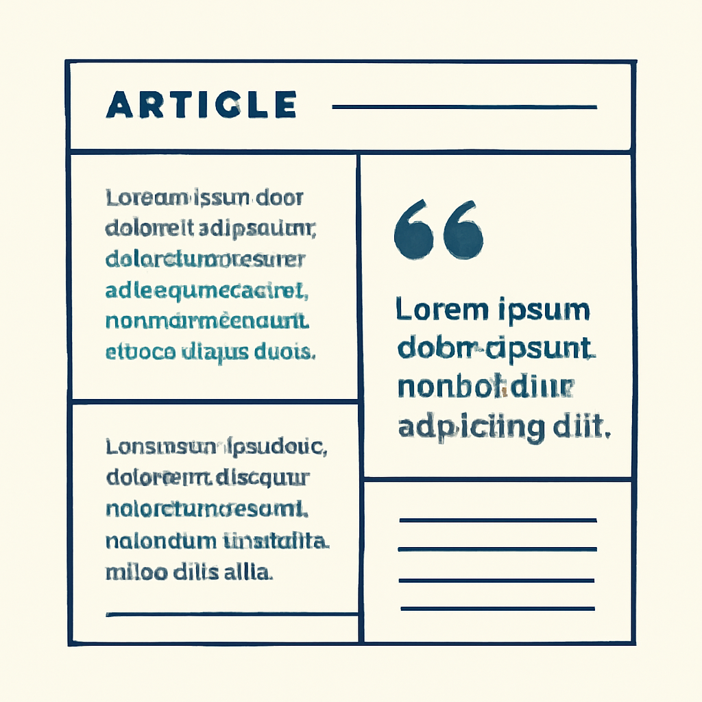 Illustration : Écrire des micro-paragraphes citables : la nouvelle exigence éditoriale