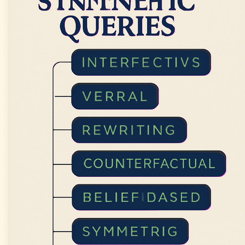 Illustration : Les sept types de queries synthétiques expliqués sans jargon