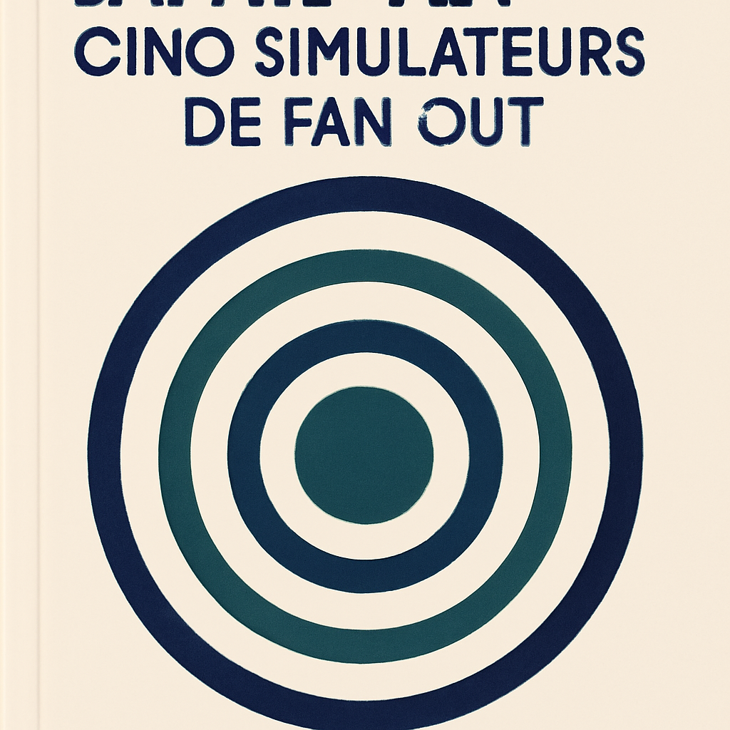 Illustration : Cinq simulateurs de fan-out comparés sur dix mille pivots